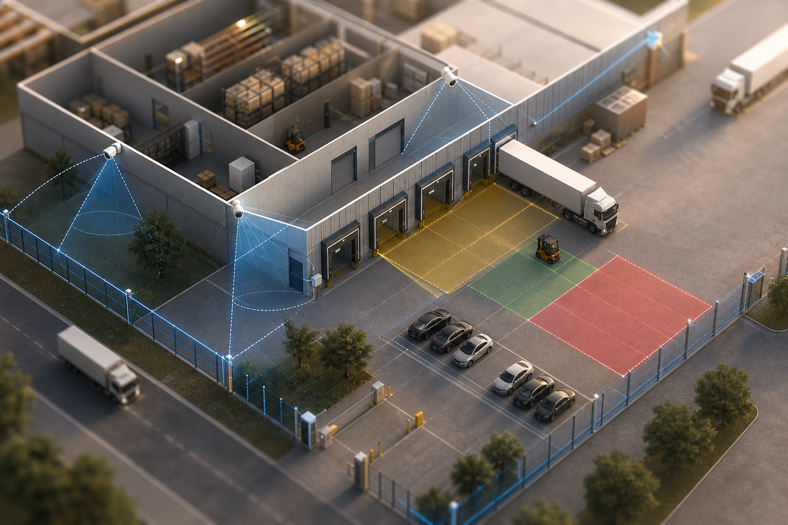 step-by-step zone mapping walkthrough on a site map
