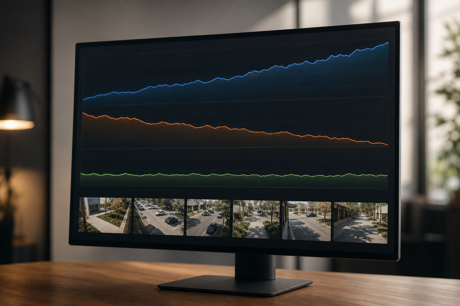 dashboard of pilot KPIs trending for intrusion and perimeter breach detection