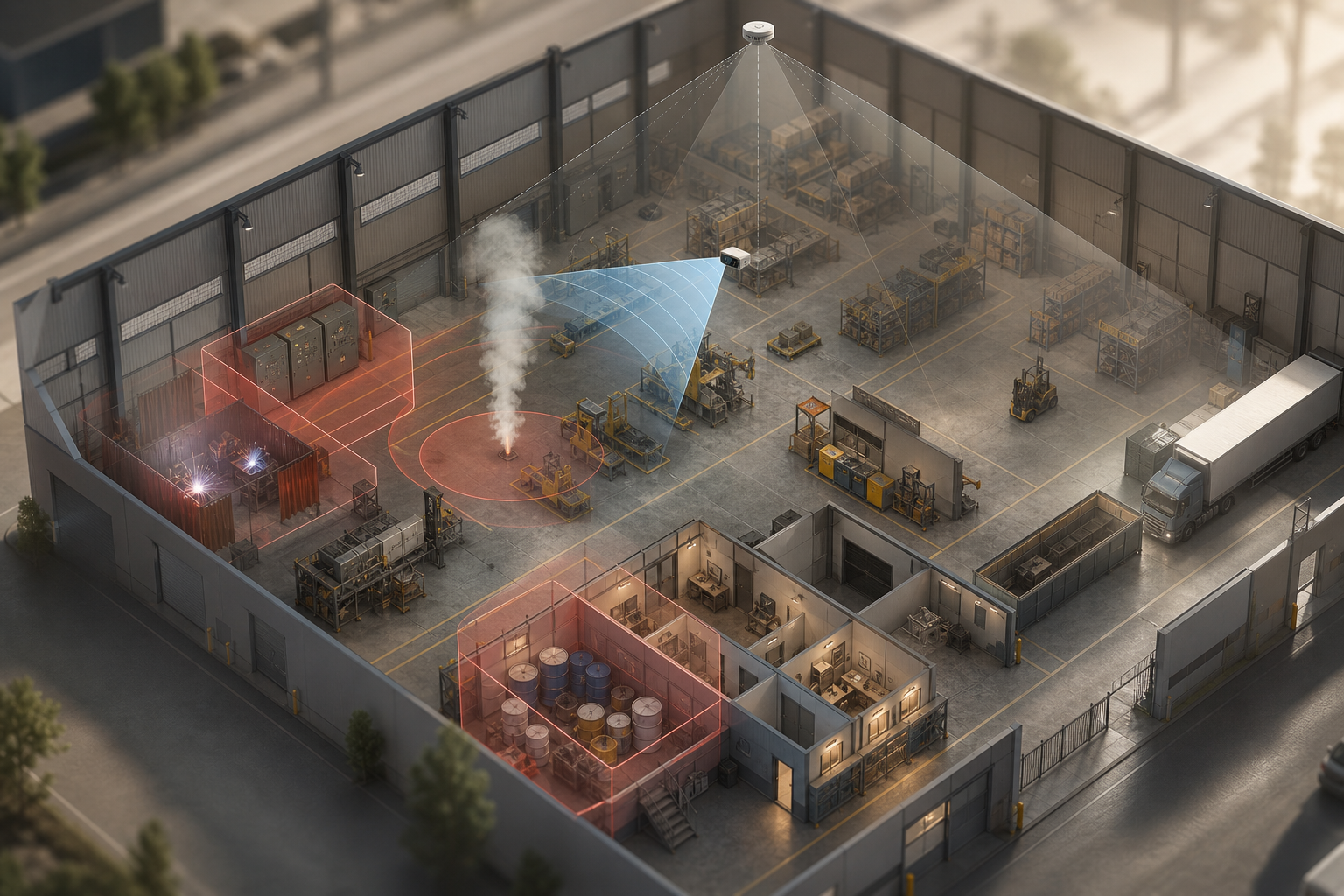 best fire and smoke detection from cctv coverage map