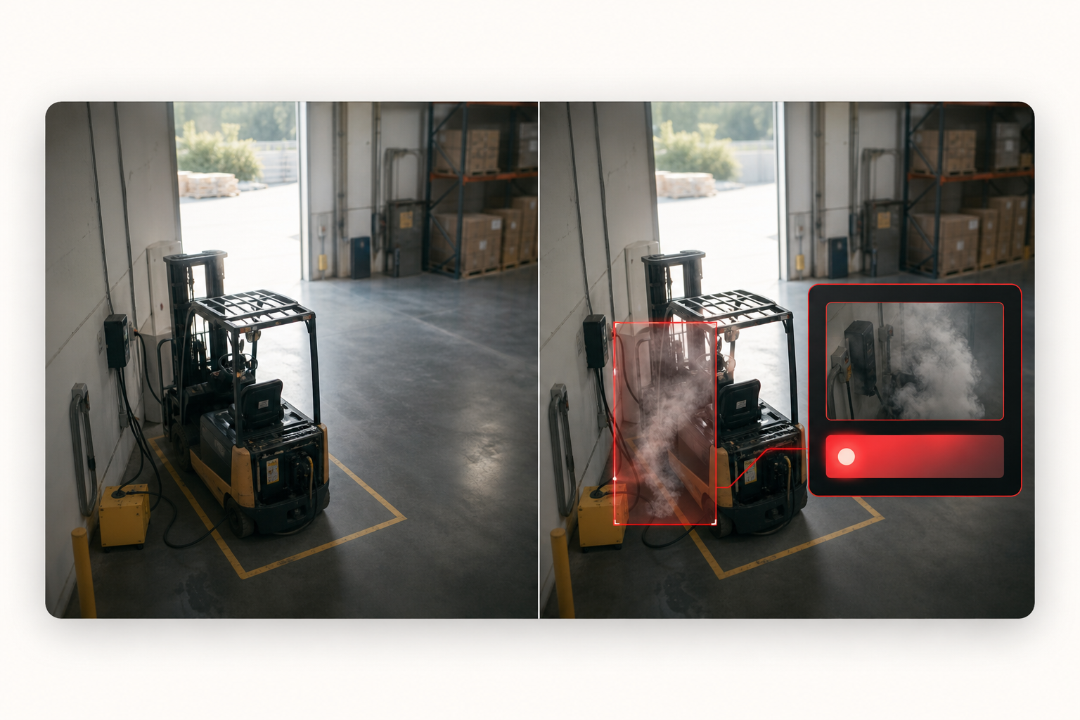 AI fire and smoke detection on existing CCTV