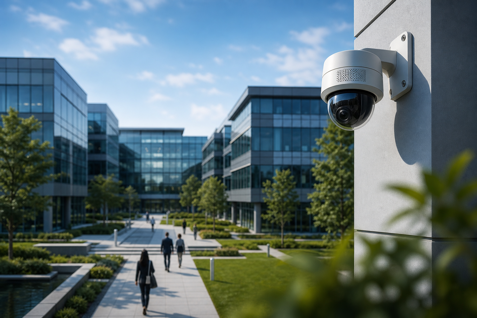best fire and smoke detection from cctv coverage map across a multi‑building corporate campus