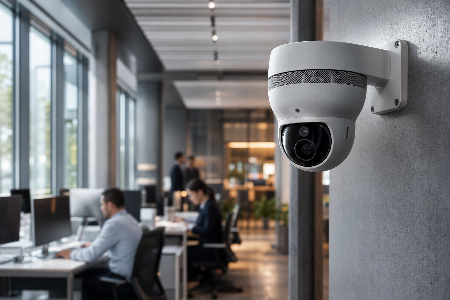 Campus camera architecture diagram for cloud AI fire/smoke detection