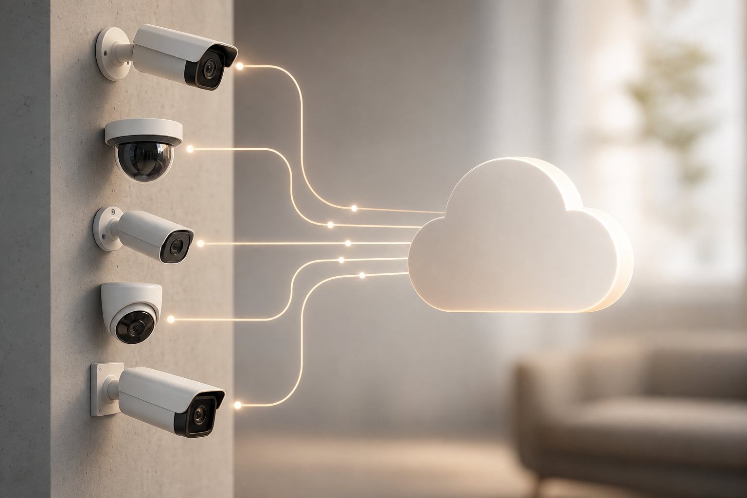 Network topology for plant security deployment