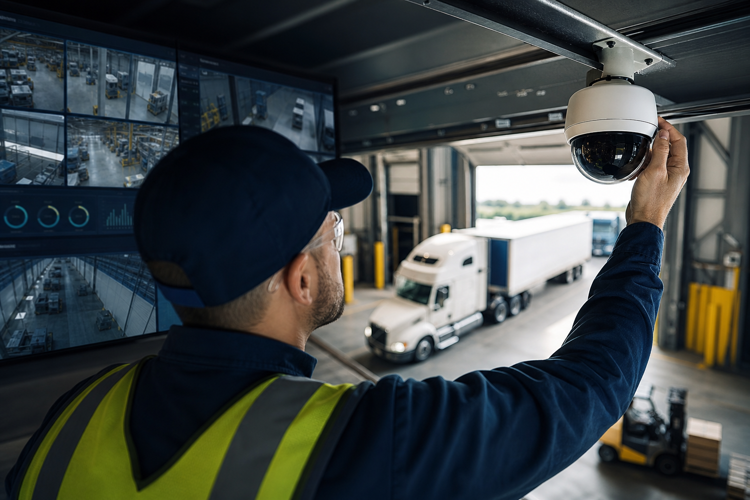 Step-by-step deployment flow for a manufacturing site