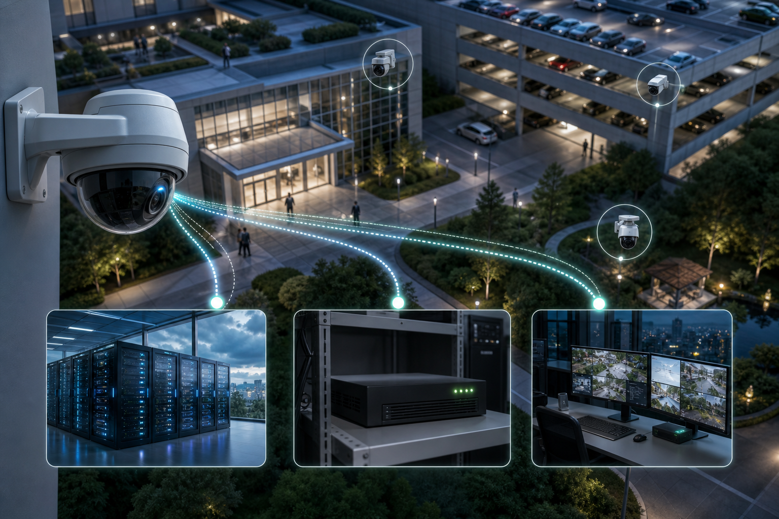 ai add-on for existing security cameras network diagram