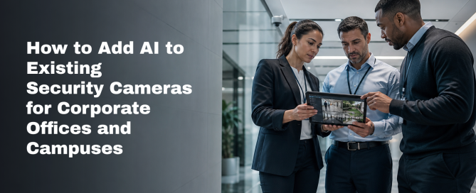 How to Add AI to Existing Security Cameras for Corporate Offices and Campuses