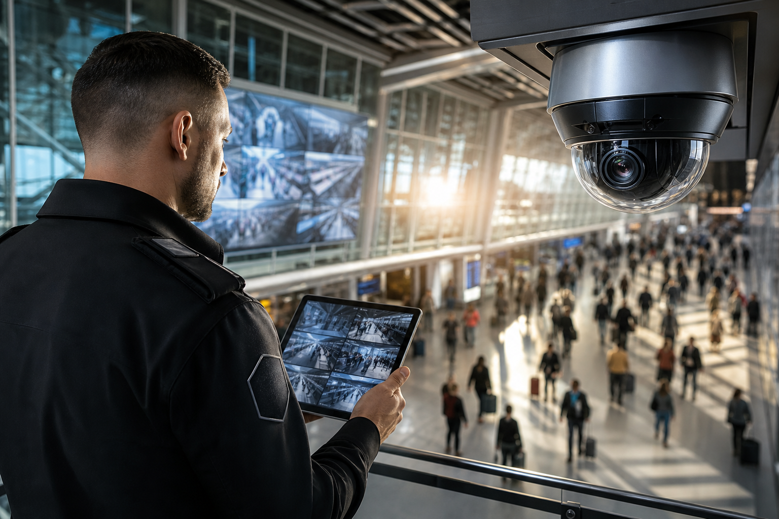Cloud AI vs NVR diagram for airport perimeters